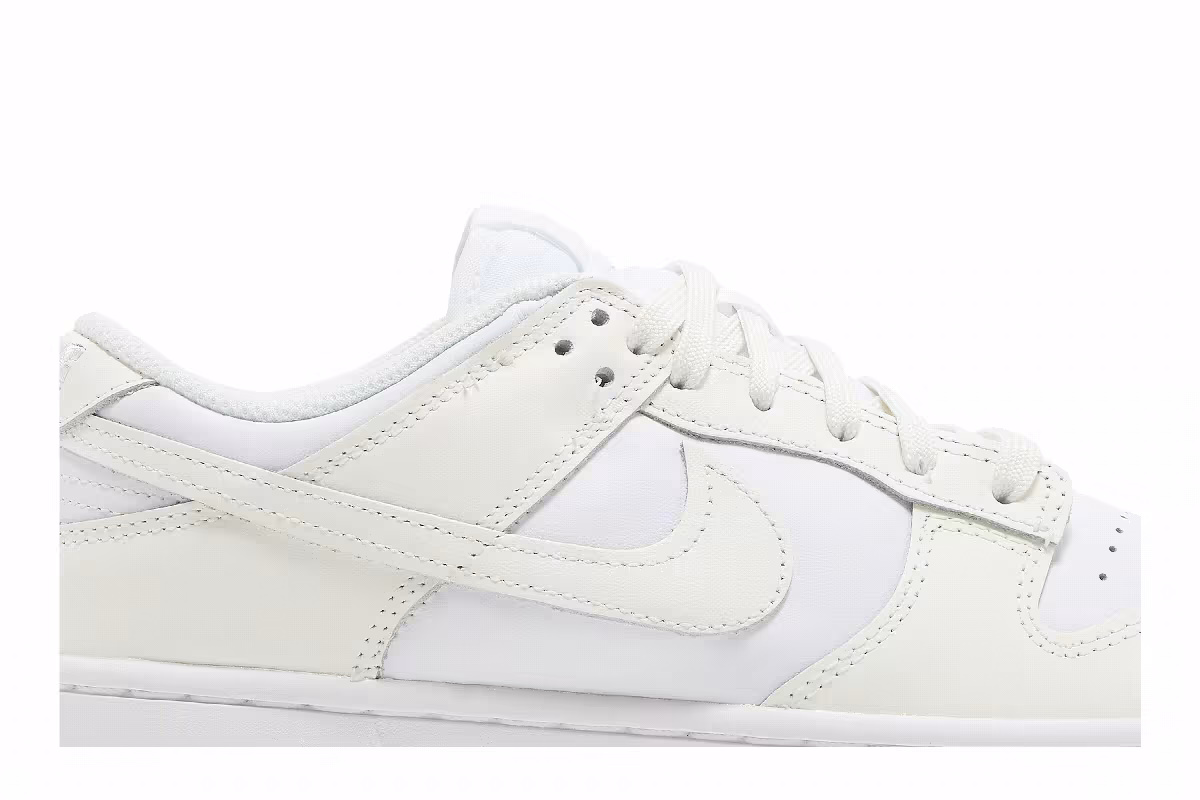 Nike Women's Dunk Low White Sail, view 3