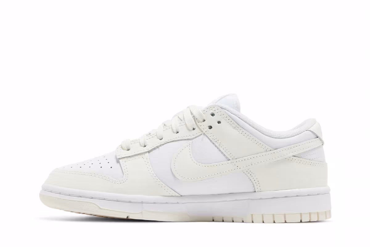 Nike Women's Dunk Low White Sail, view 4