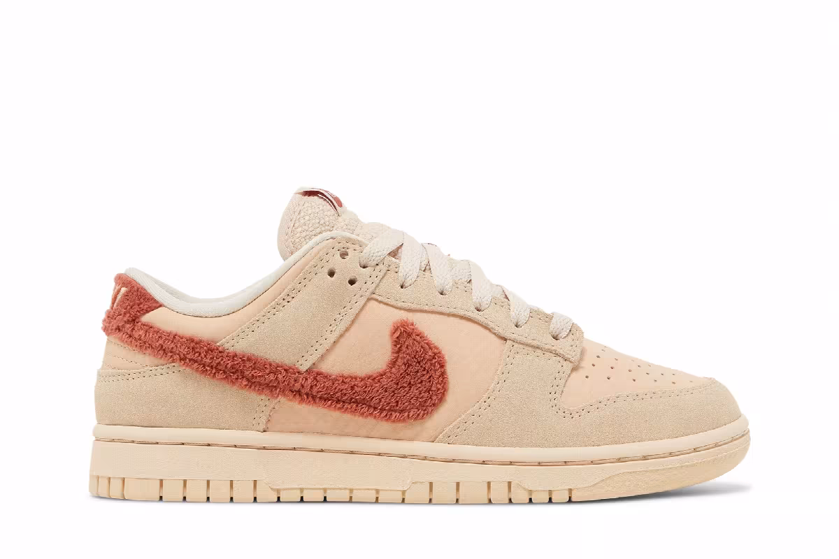 Nike Women's Dunk Low Terry Swoosh, view 2