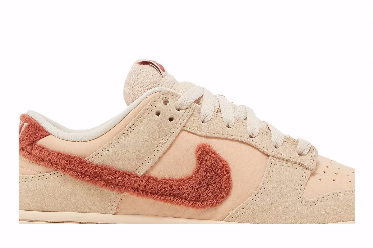 Nike Women's Dunk Low Terry Swoosh, view 3