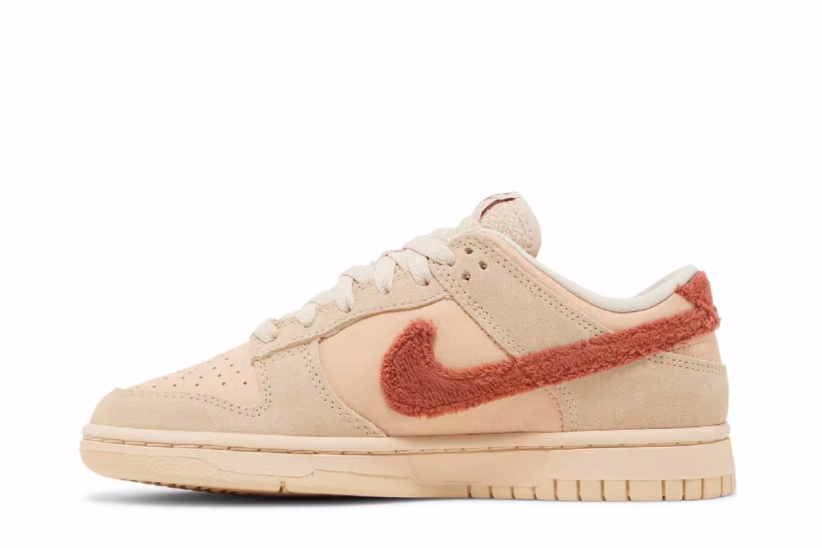 Nike Women's Dunk Low Terry Swoosh, view 4