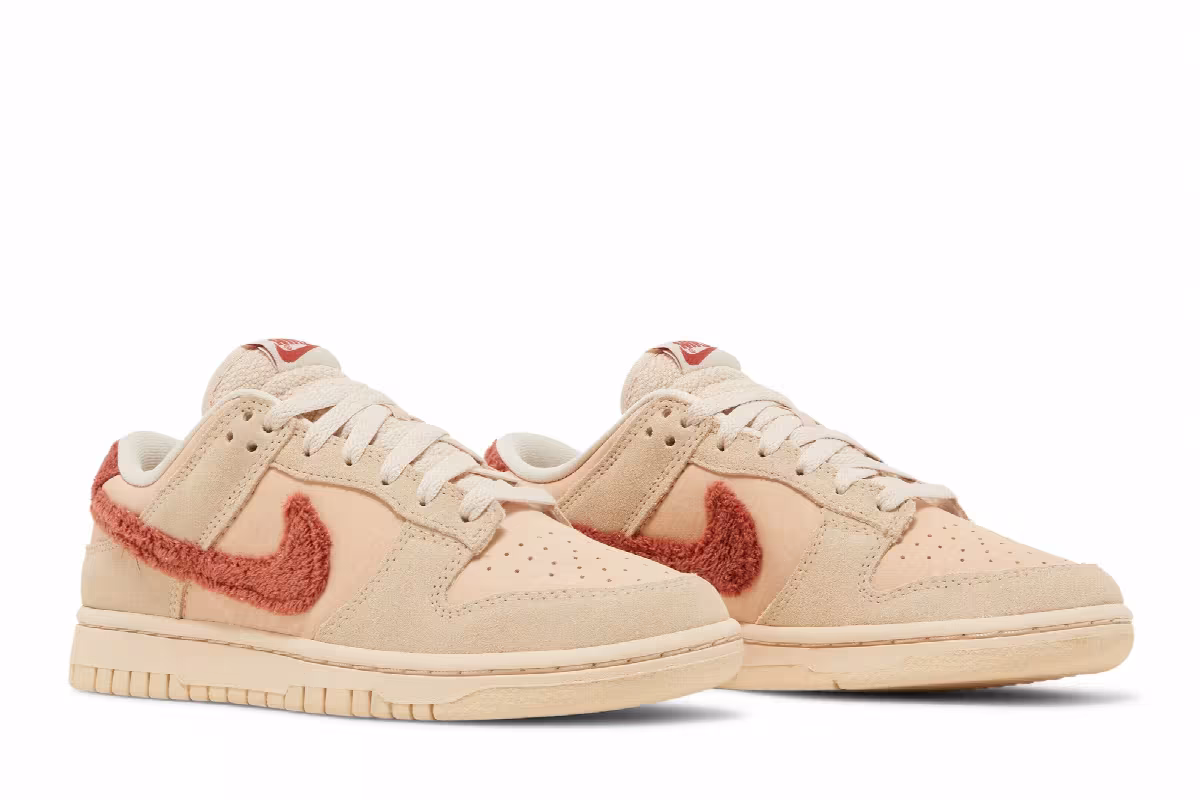 Nike Women's Dunk Low Terry Swoosh, view 9