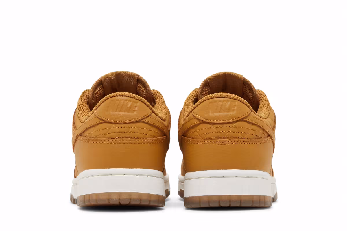 Nike Women's Dunk Low Quilted Wheat, view 7