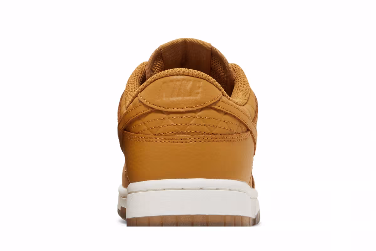 Nike Women's Dunk Low Quilted Wheat, view 8