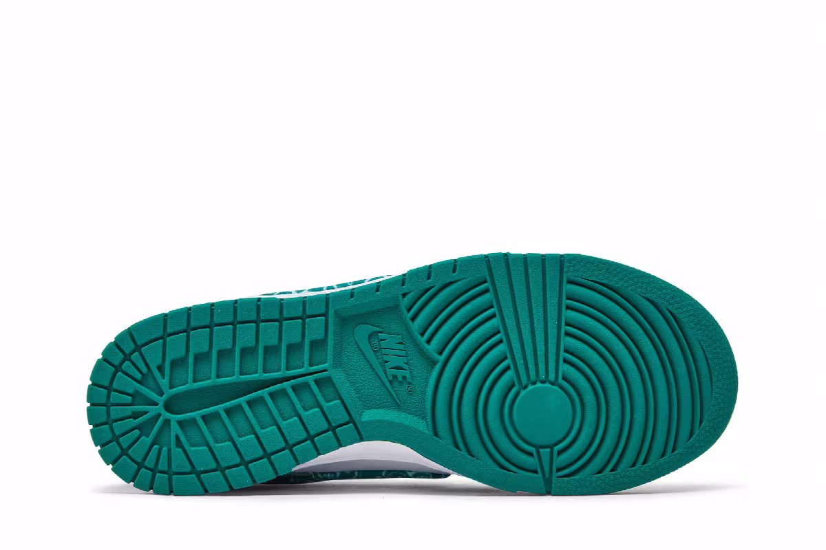 Nike Women's Dunk Low Green Paisley, view 5