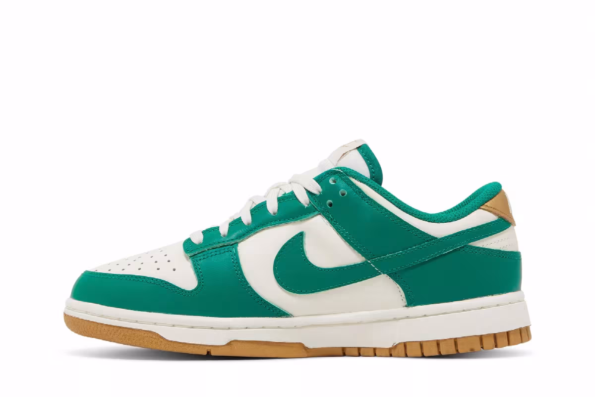 Nike Women's Dunk Low Malachite Metallic Gold, view 4