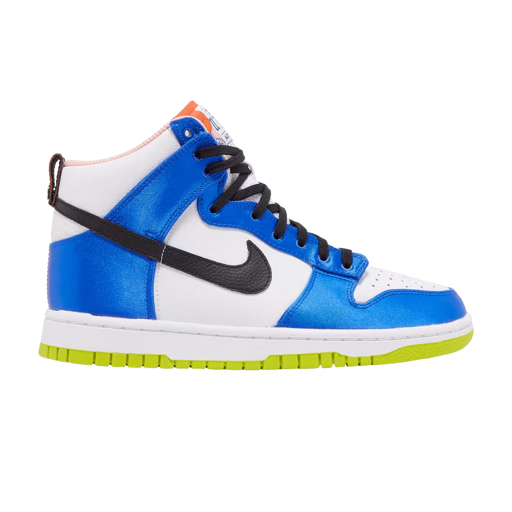 Nike Women's Dunk High Blue Satin
