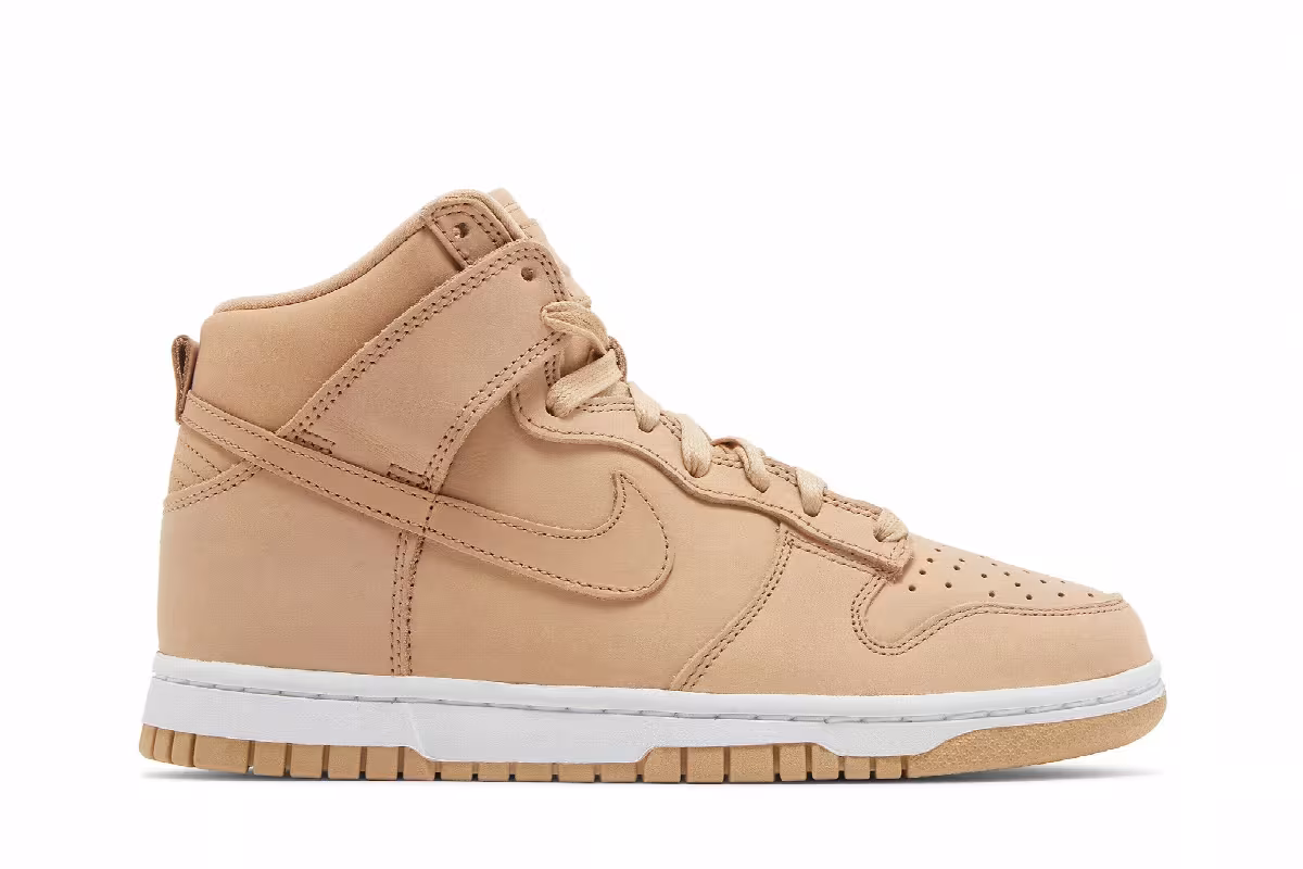 Nike Women's Dunk High Premium Vachetta Tan, view 2