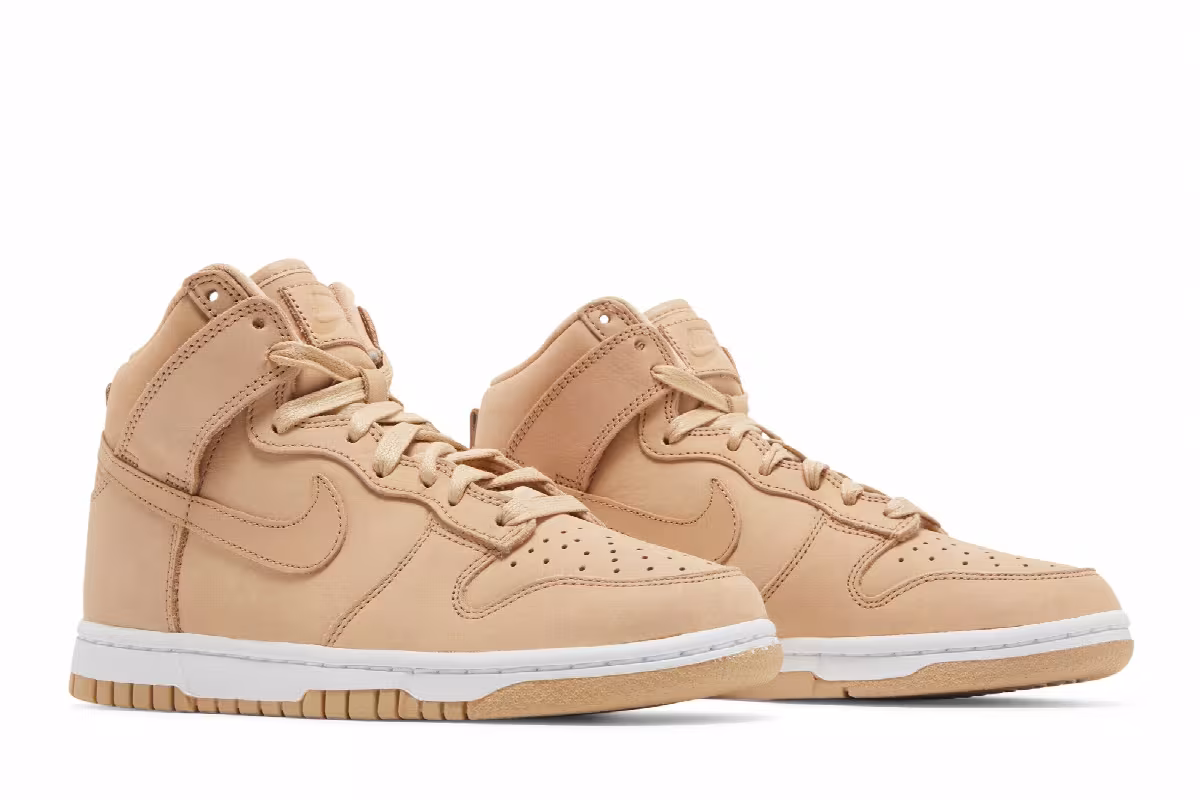 Nike Women's Dunk High Premium Vachetta Tan, view 9