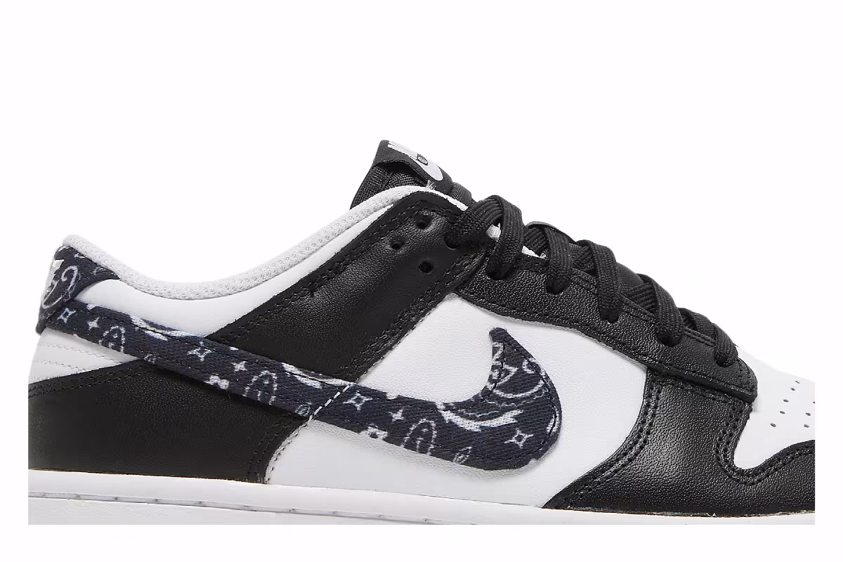 Nike Women's Dunk Low Black Paisley, view 3