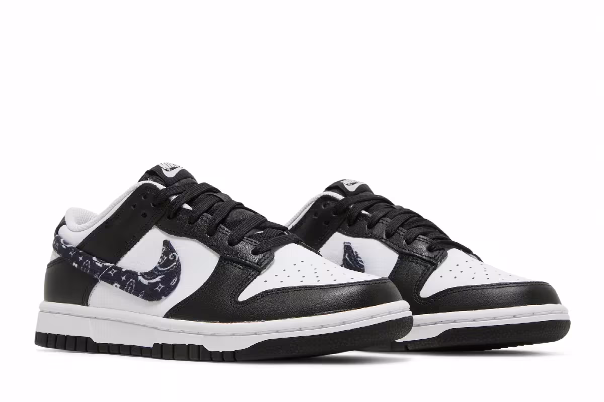 Nike Women's Dunk Low Black Paisley, view 9
