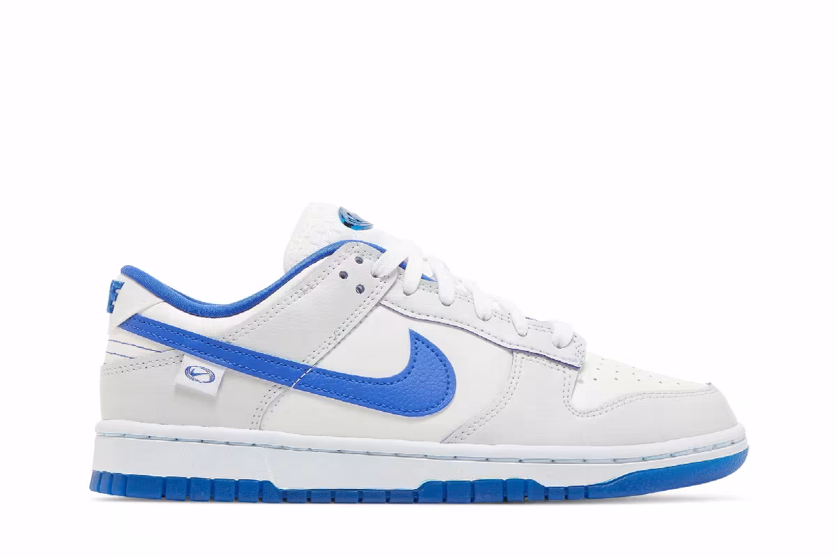 Nike Women's Dunk Low Worldwide Pack - White Game Royal, view 2