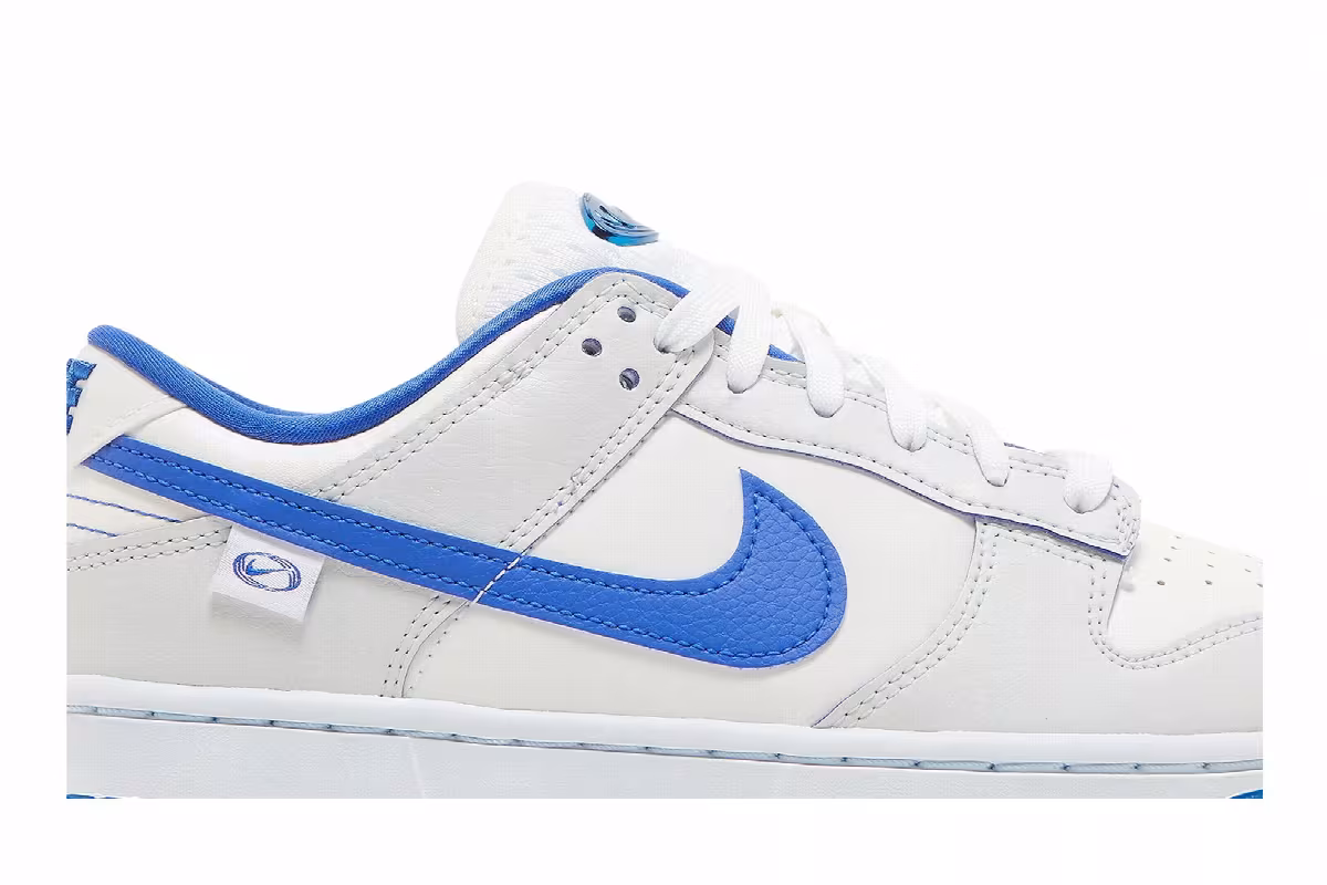 Nike Women's Dunk Low Worldwide Pack - White Game Royal, view 3
