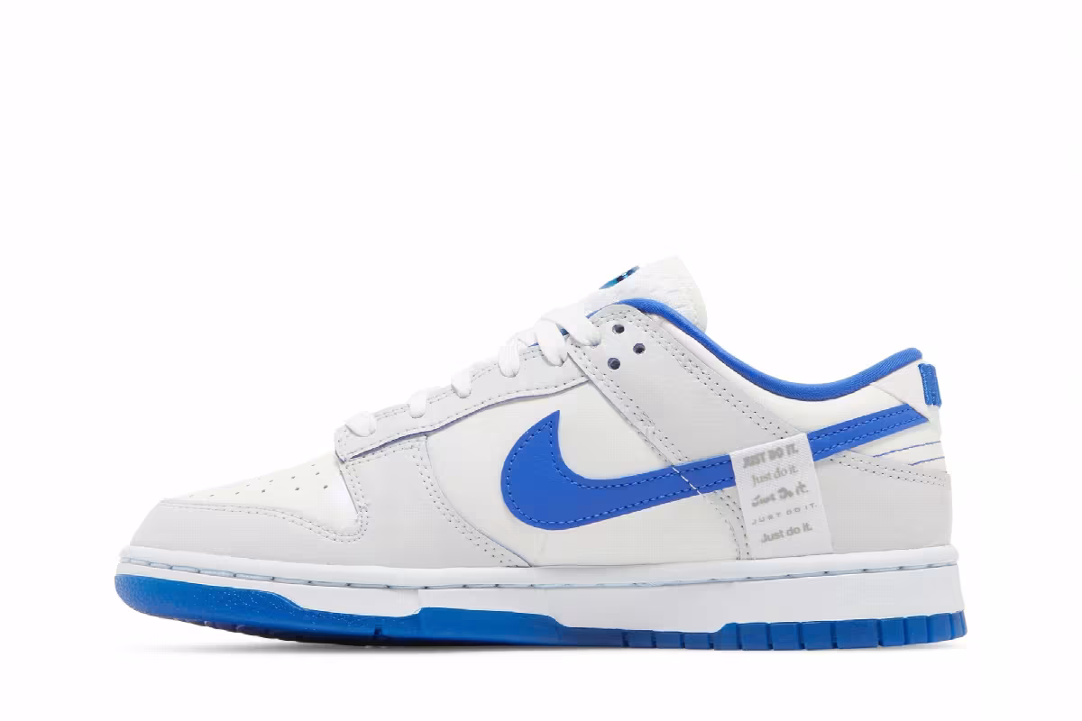 Nike Women's Dunk Low Worldwide Pack - White Game Royal, view 4