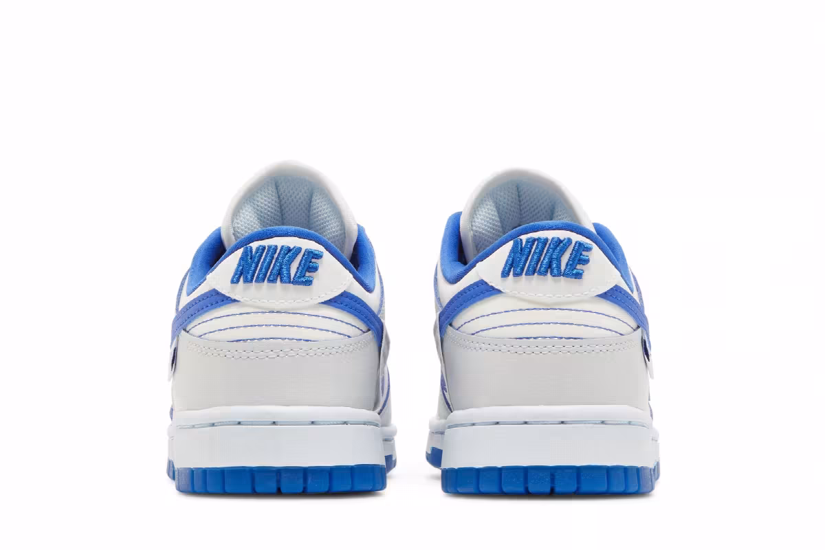 Nike Women's Dunk Low Worldwide Pack - White Game Royal, view 7