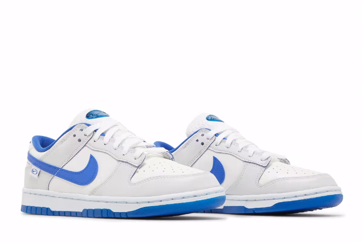Nike Women's Dunk Low Worldwide Pack - White Game Royal, view 9