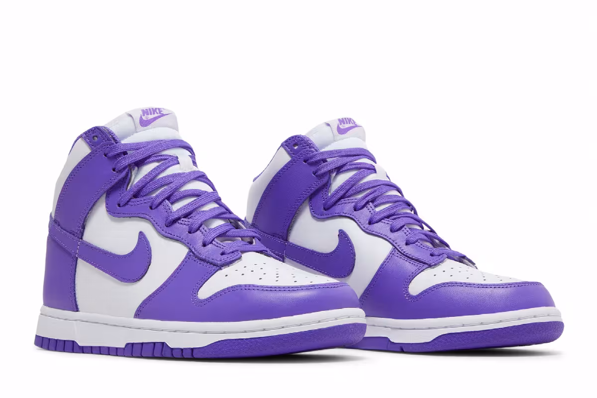 Nike Women's Dunk High Court Purple, view 9