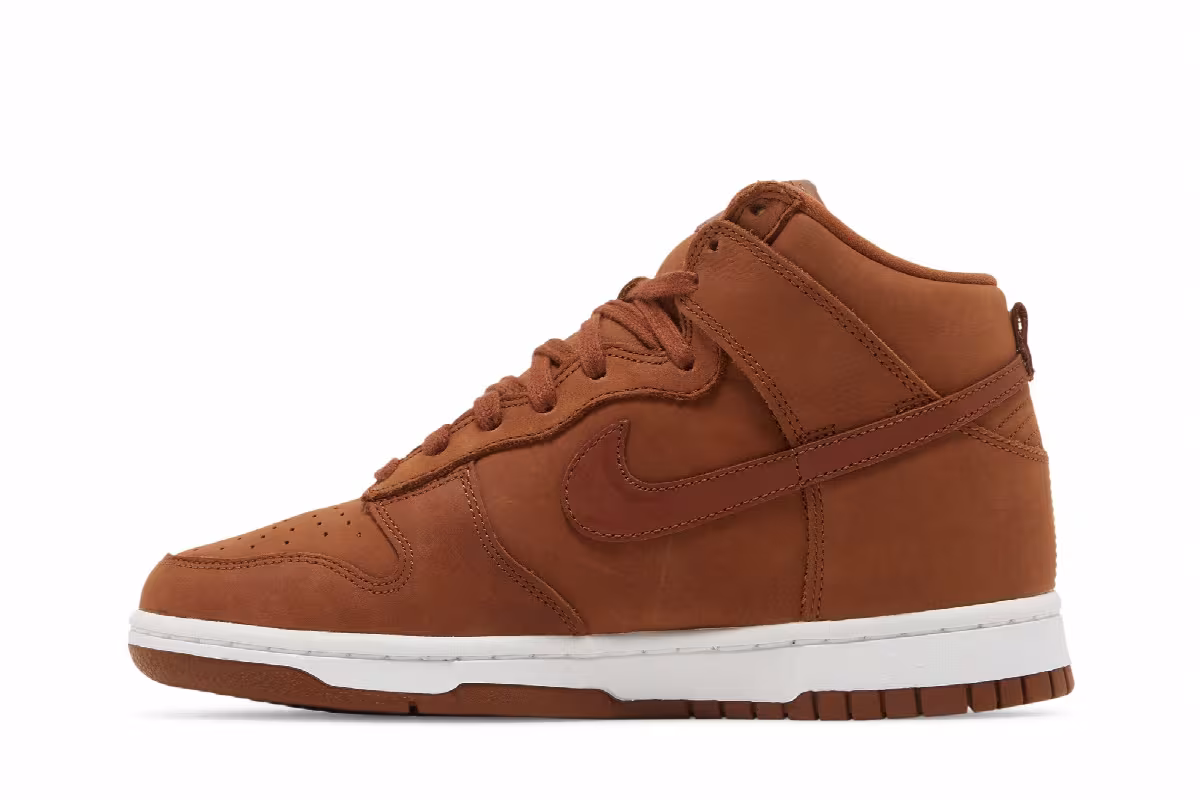 Nike Women's Dunk High Premium Pecan, view 4