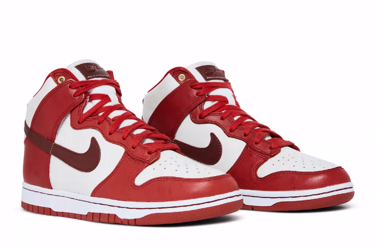 Nike Women's Dunk High LXX Cinnabar, view 9