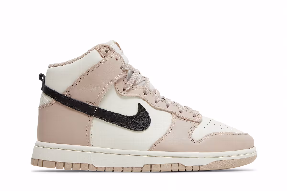 Nike Women's Dunk High Fossil Stone, view 2