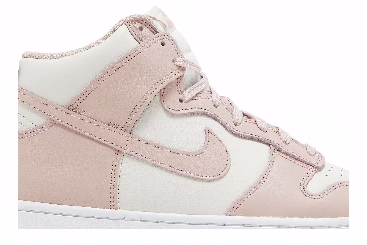 Nike Women's Dunk High Pink Oxford, view 3