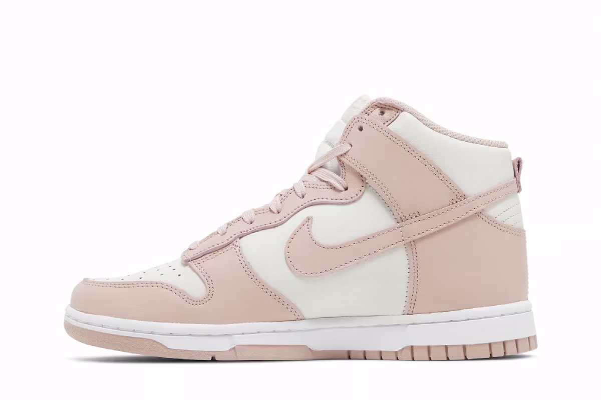 Nike Women's Dunk High Pink Oxford, view 4