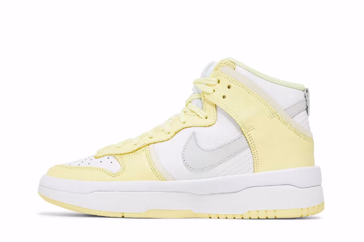 Nike Women's Dunk High Up White Citron Tint, view 4
