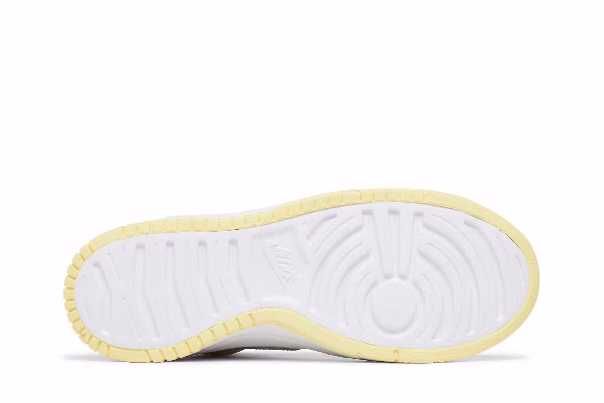 Nike Women's Dunk High Up White Citron Tint, view 5