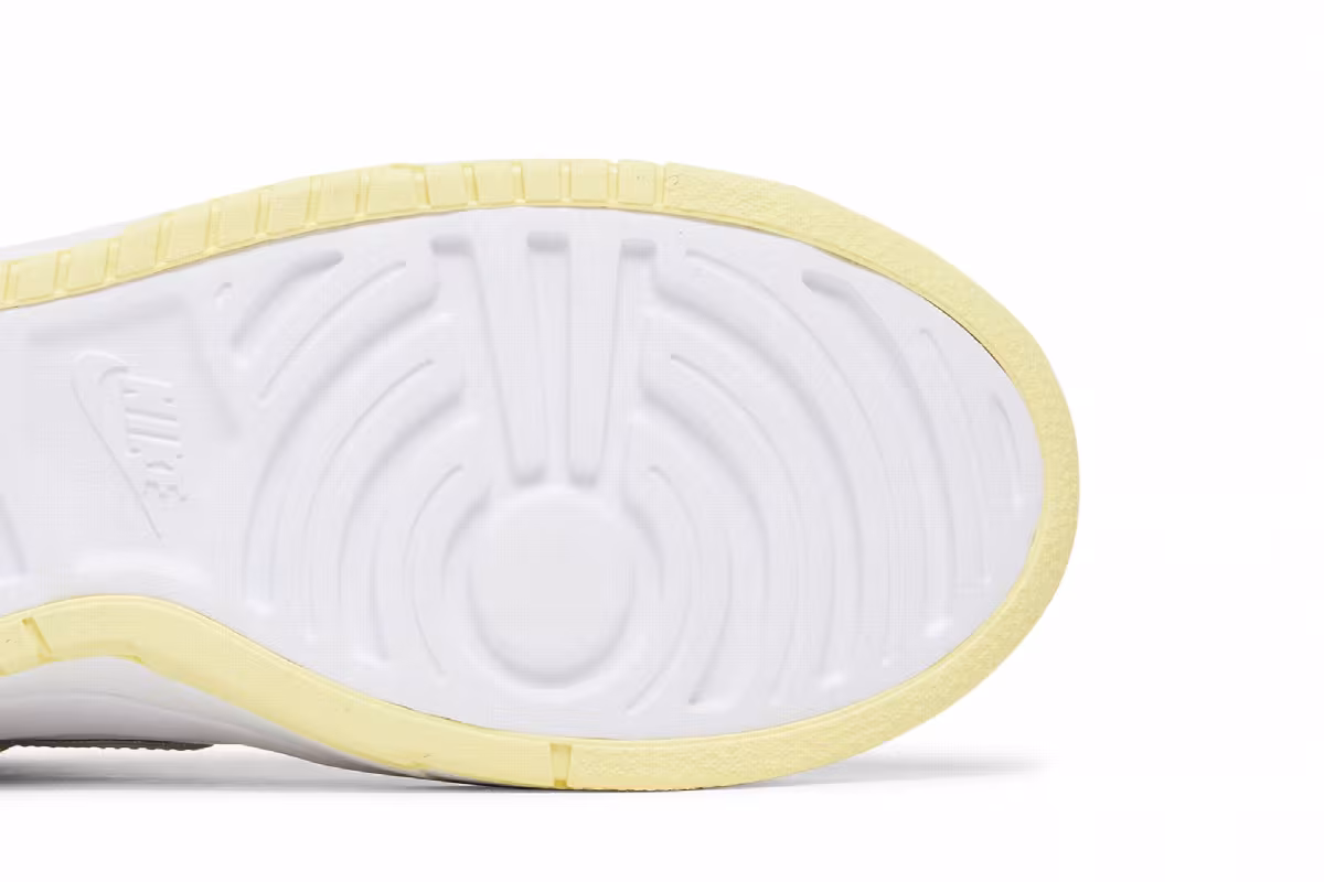 Nike Women's Dunk High Up White Citron Tint, view 6