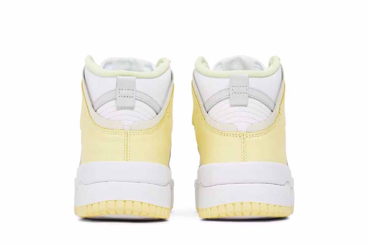 Nike Women's Dunk High Up White Citron Tint, view 7