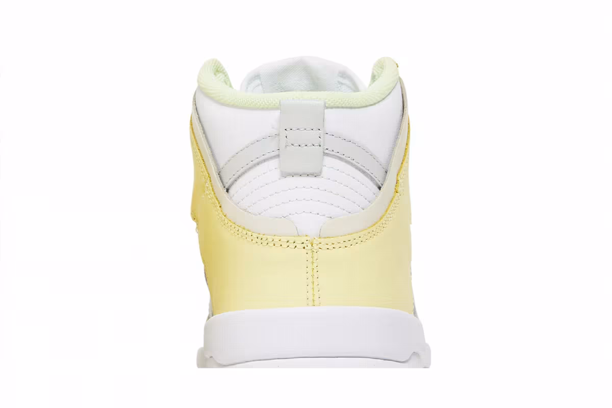 Nike Women's Dunk High Up White Citron Tint, view 8