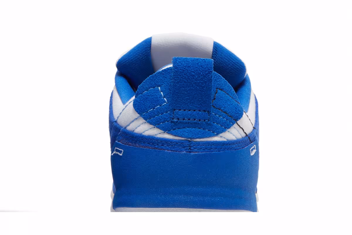Nike Women's Dunk Low Disrupt 2 White Hyper Royal, view 8