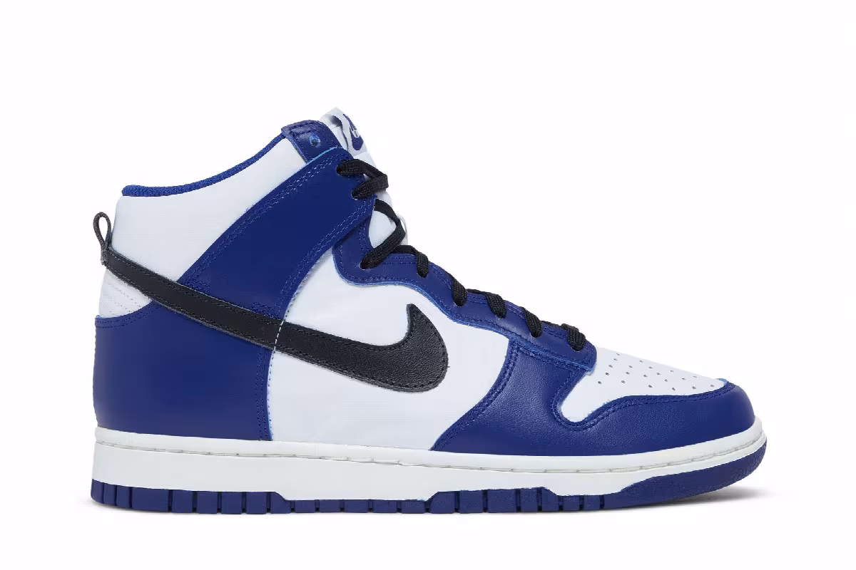 Nike Women's Dunk High Deep Royal Blue, view 2