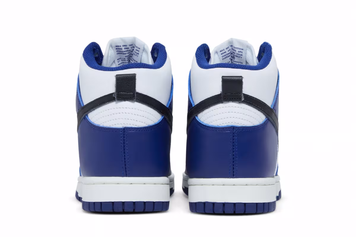 Nike Women's Dunk High Deep Royal Blue, view 7