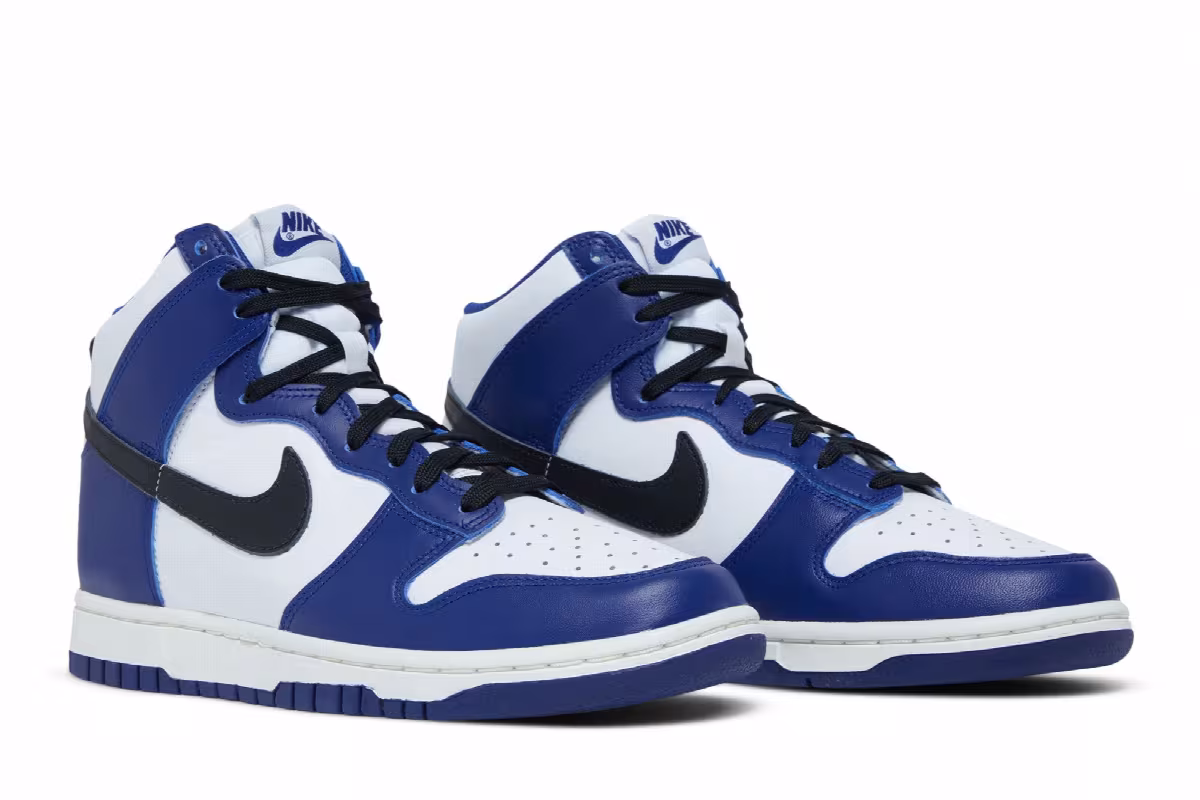 Nike Women's Dunk High Deep Royal Blue, view 9