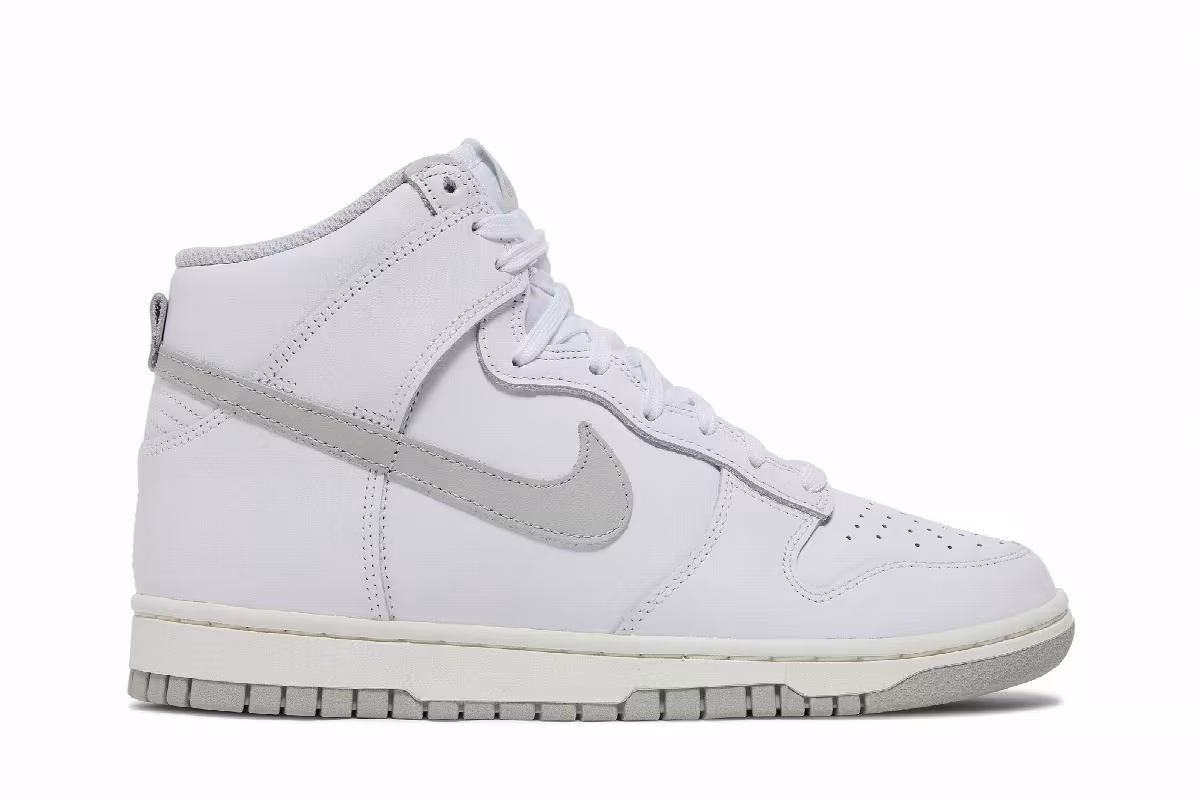 Nike Women's Dunk High Grey Fog, view 2