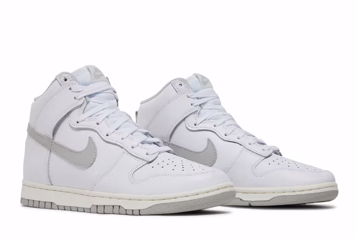 Nike Women's Dunk High Grey Fog, view 9