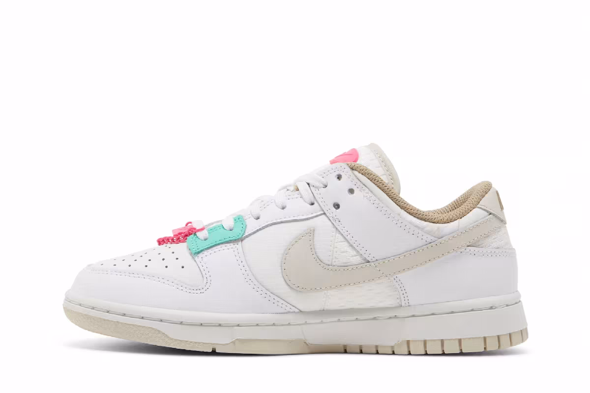 Nike Women's Dunk Low Pink Bling, view 4
