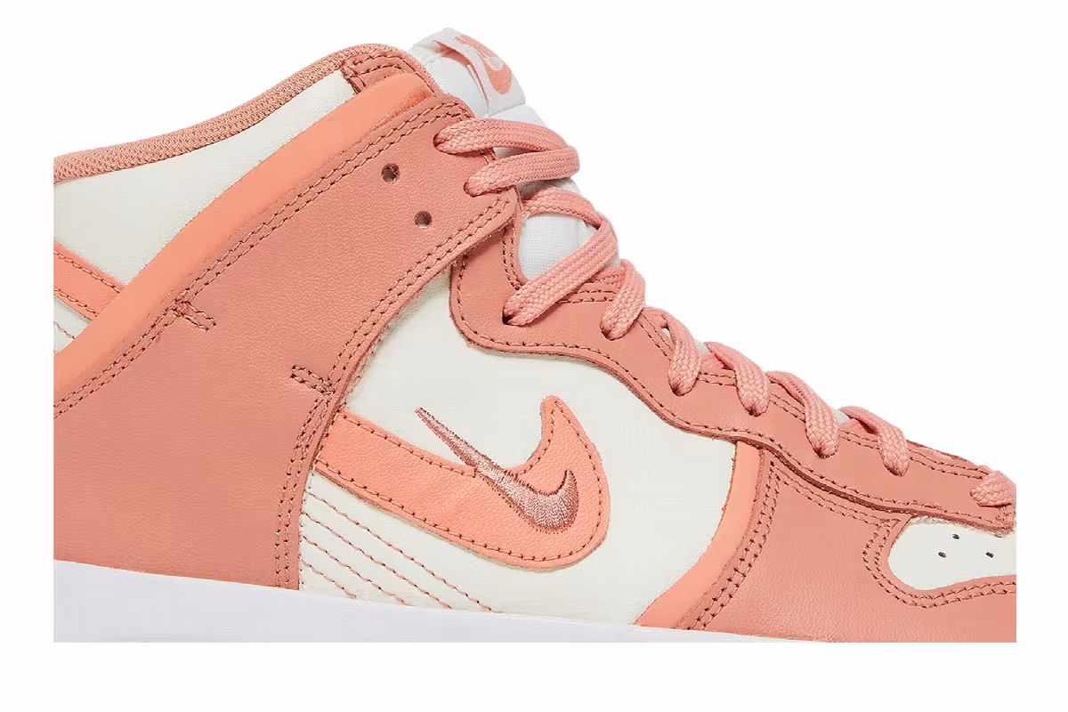 Nike Women's Dunk High Up Crimson Bliss, view 3