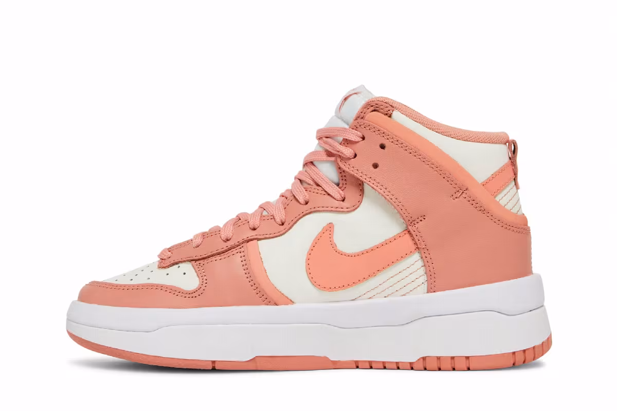 Nike Women's Dunk High Up Crimson Bliss, view 4