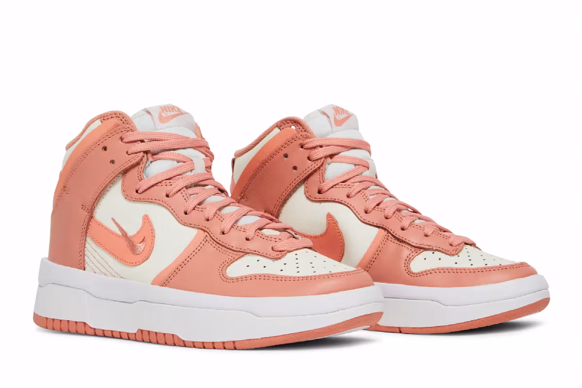 Nike Women's Dunk High Up Crimson Bliss, view 9