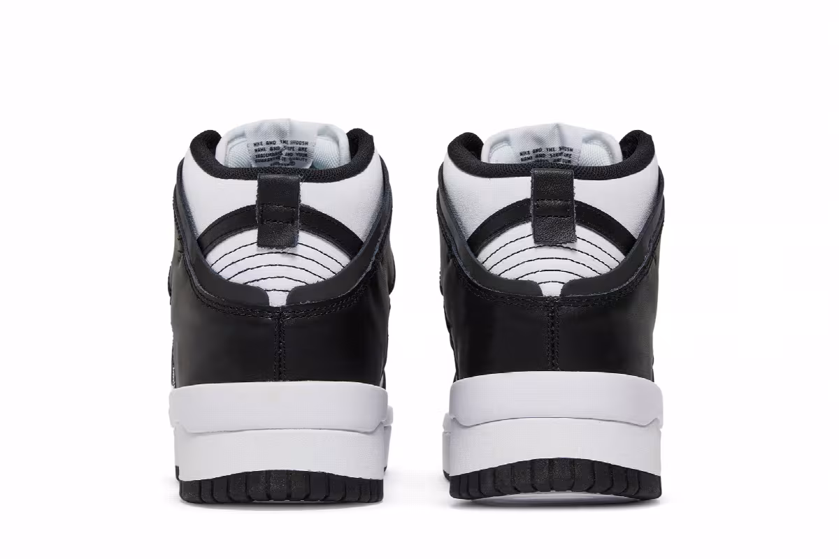 Nike Women's Dunk High Up White Black, view 7