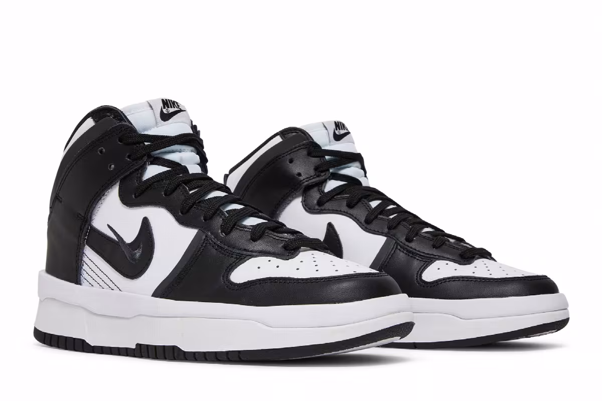 Nike Women's Dunk High Up White Black, view 9
