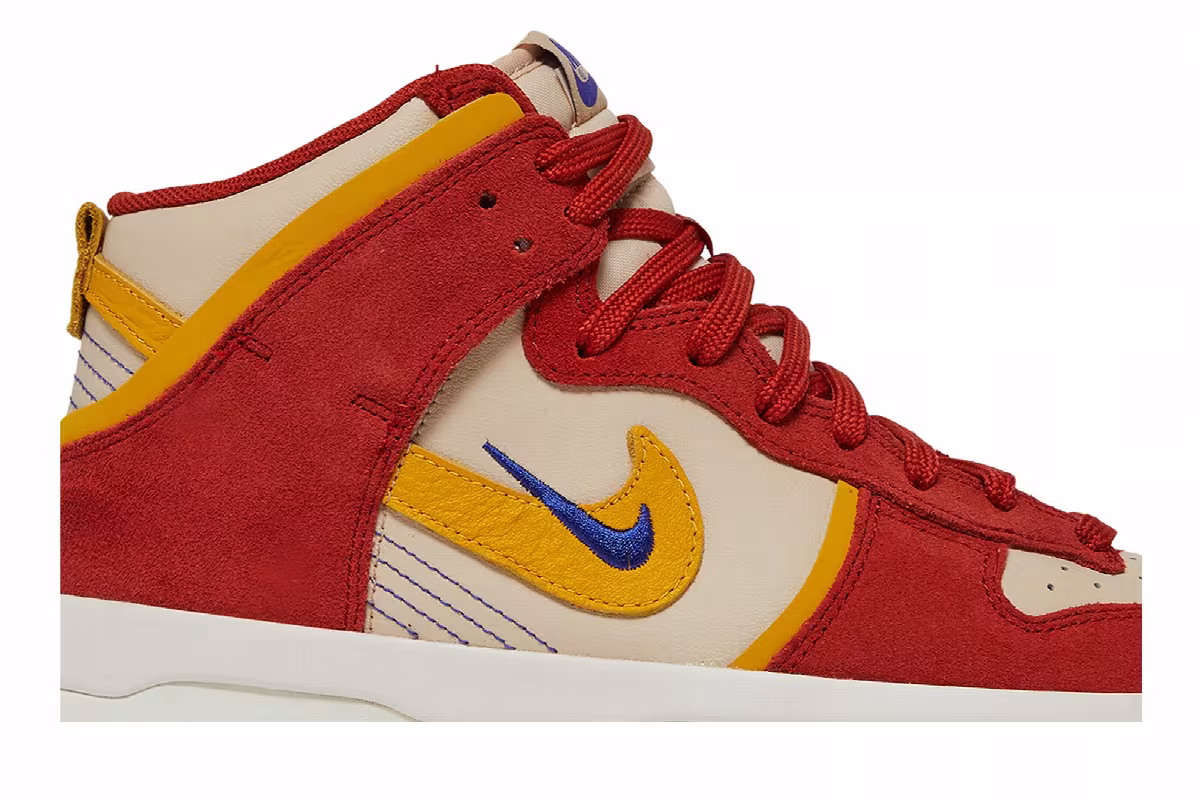 Nike Women's Dunk High Up Cinnabar, view 3