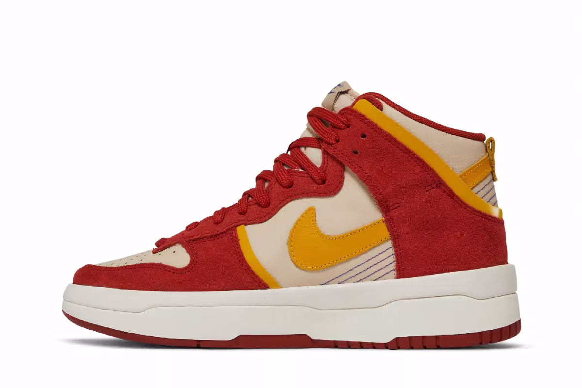 Nike Women's Dunk High Up Cinnabar, view 4