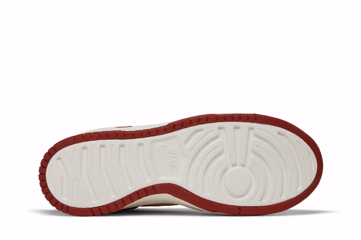 Nike Women's Dunk High Up Cinnabar, view 5