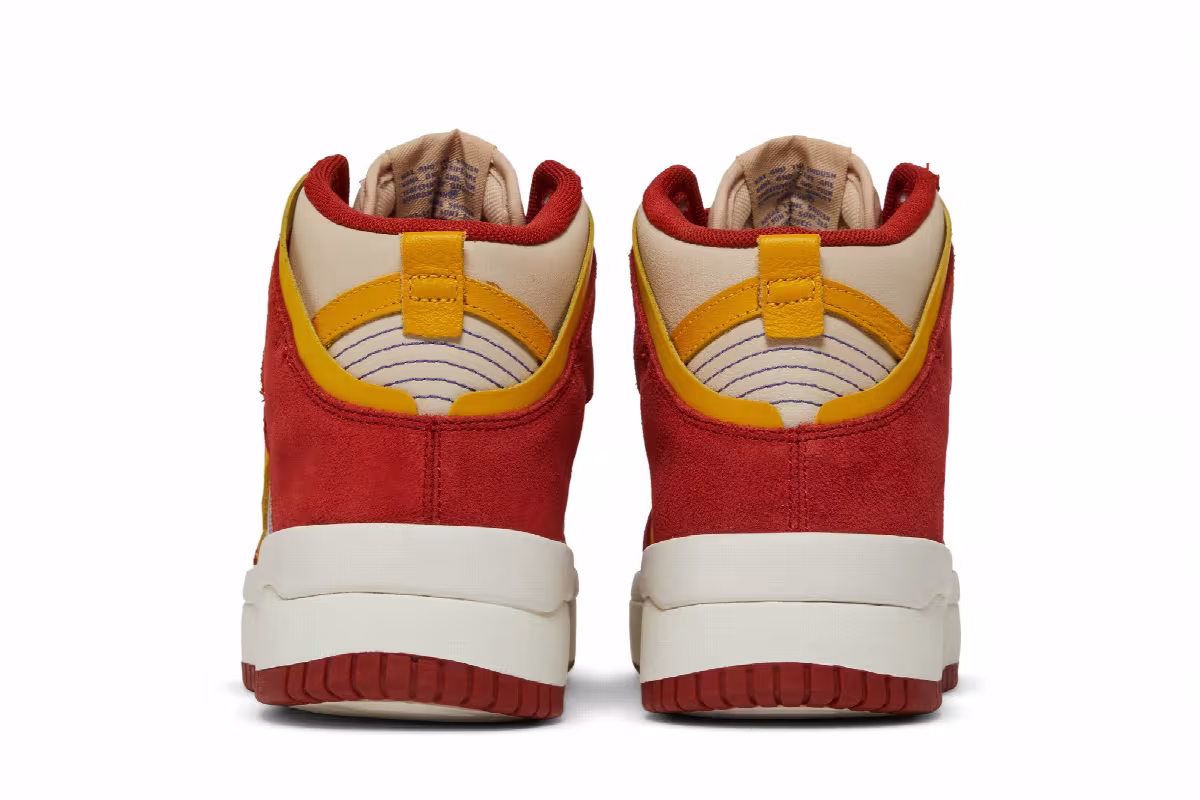 Nike Women's Dunk High Up Cinnabar, view 7
