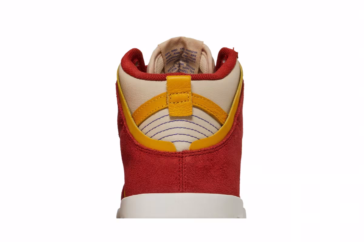 Nike Women's Dunk High Up Cinnabar, view 8