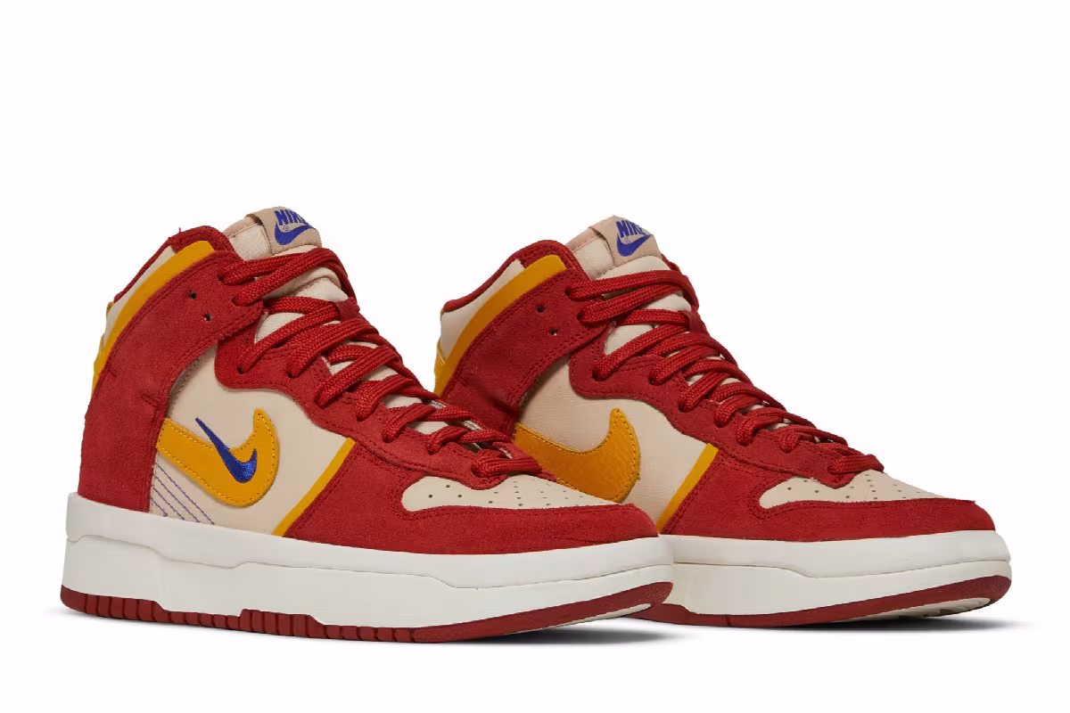 Nike Women's Dunk High Up Cinnabar, view 9