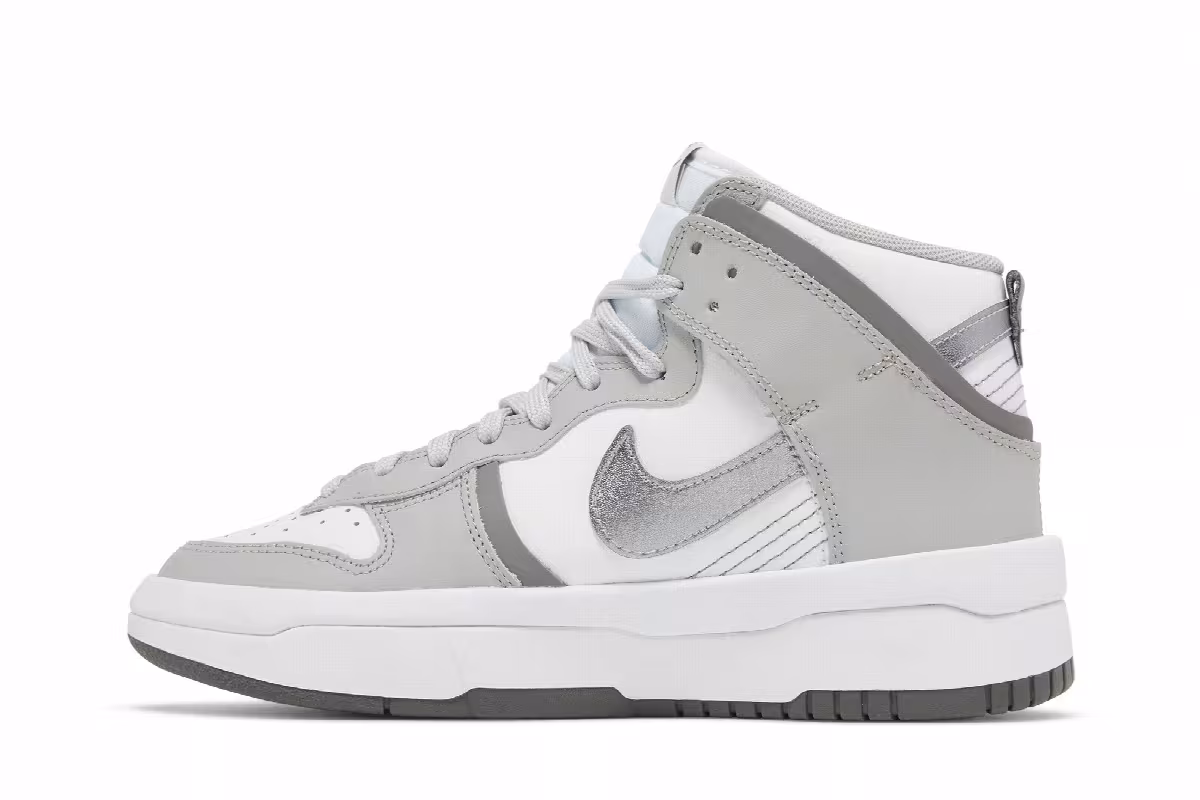 Nike Women's Dunk High Up Light Smoke Grey, view 4